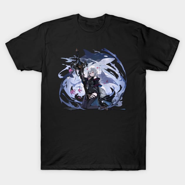 Skadi Arknights T-shirt T-Shirt by orboffails